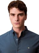 Calvin Klein Herren Hemd Solid Oxford Classic Shirt Freizeithemd, Blau (Navy Teal), M - 4