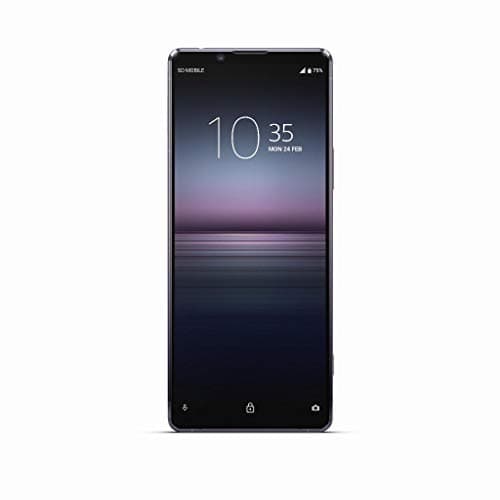 Sony Xperia 1 II 5G Smartphone (16,5 cm (6,5 Zoll) 4K HDR OLED Display, Triple-Kamera System, Android 12 SIM free, 8 GB RAM, 256 GB Speicher, IP65/68 Zertifizierung) violett
