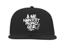 GEOLIER Official - Cappello A Me NMN FOTT PROPRIJ GIUR - Snapback Nero Regolabile Uomo Donna - Merchandising Urban Streetwear Napoletano - 1