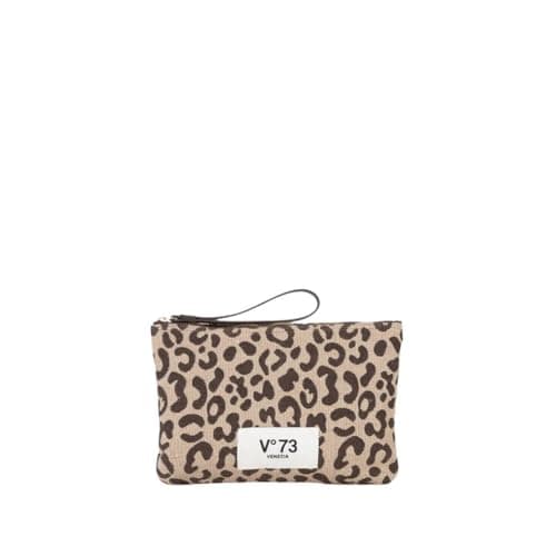 V73 Ilene, Handbag Unisex-Adulto, Beige/Moro