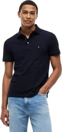 Tommy Hilfiger Maglietta Polo Maniche Corte Uomo 1985 Slim Fit, Blu (Desert Sky), M - 1