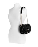 GUESS bolso de hombro bolso bandolera Carrie Flap Shoulder Bag Black negro - 5