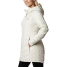 Columbia Heavenly Long Hooded Jacket, Chaqueta Acolchada Con Capucha para Mujer, Chalk, Talla XS - 3