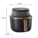 Philips Airfryer 3000 Series 6.2L, Cooking Window, 16-in-1 Airfryer, RapidAir Plus Technology, Fat Removal, HomeID Recipe App, Easy to Clean (NA332/09) - 8