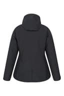 Mountain Warehouse Alaskan Womens 3 in 1 Short Jacket - IsoDry, Waterproof 10,000Mm & Breathable Coat with Taped Seams - Best for Autumn Winter, Outdoors & Wet Weather Jet Black Women's Size 16 - 4