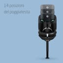 Maxi-Cosi Emerald 360 S i-Size, Seggiolino auto girevole 360, 0-12 anni (40-150 cm), Seggiolino auto neonato, 4 posizioni reclinate, Protezione dagli impatti laterali G-CELL, Tonal Black - 6