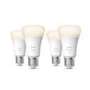 Philips Hue White E27 Lampe 4 Pack 4x1055lm, dimmbar, warmweißes Licht, steuerbar via App, kompatibel mit Amazon Alexa,9.5W (Echo, Echo Dot) - 3