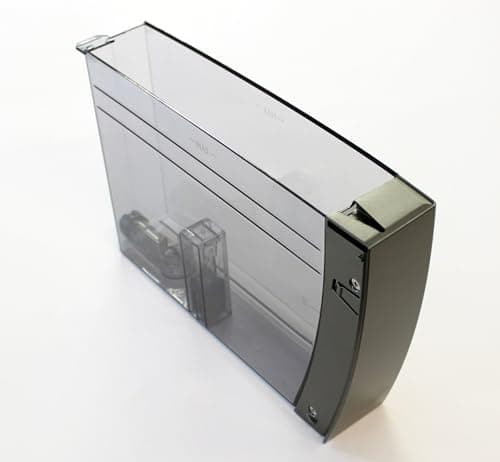 Wassertank Wasserbehälter Reservoire mit Griff Titan Schwarz/Passend für DeLonghi Kaffee-Vollautomat Dinamica Plus/Modell: ECAM370.95.T Titan