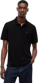 Tommy Jeans Herren Poloshirt Essential Regular Fit, Schwarz (Black), 4XL - 1