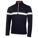Calvin Klein Hombre Scale Rendimiento 1/2 Zip Golf suéter - Armada - XL - 1