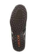 Geox Man Uomo Snake Sneakers, DK GREY/OFF WHITE, UK 8 - 6