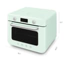 SMEG COF01 Forno combinato da banco - Multifunzione Grill, Frittura ad aria, Vapore, Cuocere, Convezione, Sbrinamento e Caldo, 10 Funzioni di Cottura - Made In Italy (Verde Pastello) - 5