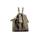 Cheval Firenze Algedi Handtasche, echtes Leder, hergestellt in Italien, Taupe dunkel - 3