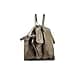 Cheval Firenze Bolso de mano Algedi, piel auténtica, fabricado en Italia, Taupe Oscuro - 3