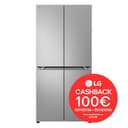 LG GMB860PYDE Frigorifero Multidoor Slim, Frigorifero 4 Porte Classe E, 530L, Wi-Fi, Linear Cooling, Smart Diagnosis, Compressore Smart Inverter, Total No Frost, Design porte piatte, Prime Silver - 2
