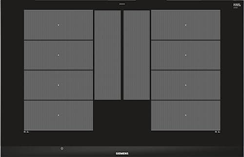 Siemens ex875lyc1e iQ700 hobs eléctrico/vitrocerámica/vidrio y cerámica/81,2 cm/Power Boost Función/Negro