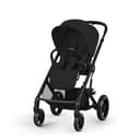 CYBEX Gold Passeggino Balios S Lux, Posizione Reclinabile Ergonomica, Sistema di Cintura con Una Sola Mano, Dalla Nascita Fino a 22 Kg (Circa 4 Anni), Moon Black - 1