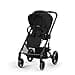 CYBEX Gold Cochecito Balios S Lux, Posición Reclinada Ergonómica, Sistema de Arnés con Una Sola Mano, Desde el Nacimiento Hasta 22 kg (Aprox. 4 Años), Moon Black - 1