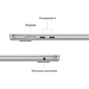 Apple 2025 MacBook Air de 15 Pulgadas con Chip M4: diseñado para Apple Intelligence, Pantalla Liquid Retina de 15,3 Pulgadas, 16 GB de Memoria unificada, 256 GB SSD, Teclado portugués; Plata - 5