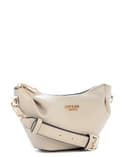 GUESS Amorette Top Zip Shoulder Bag, Bolsa de Hombro Mujer, Beige, Talla única - 3