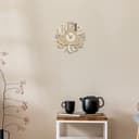 Giallobus - Reloj premium - Carved - Madera de MDF - Premium 30x30‎‎cm - 16 - Grain - Artesano Made in Italy - Silencioso - Idea de regalo - Doble nivel moderno - 4