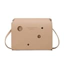 Borsa a tracolla da donna, con fibbia regolabile, alla moda, alla moda, con fibbia, Beige, Etichettalia unica - 1