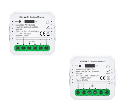[Funzione Percentuale]Interruttore Tapparelle WiFi,Modulo Comando Smart per Tapparelle Elettriche, Controllo App Smart Life, Comando Vocale Tramite (2)