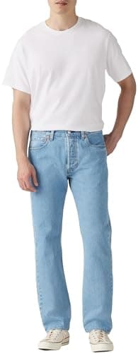 Levi's 501 Original Fit, Jeans Uomo, Ferry Building Blue T2, 31W / 30L