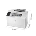 HP Color LaserJet Pro M183fw Multifunktions-Farblaserdrucker (Drucker, Scanner, Kopierer, Fax, WLAN, LAN, Airprint) 16 Seiten/Min, weiß - 9