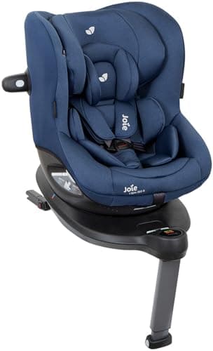 Alzadores de asiento marca Joie. Modelo Reboarder-Kindersitz i-Spin 360 R i-Size - ab Geburt - 4 Jahre (40-105 cm) mit Isofix-Basis - Deep Sea