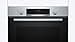 Bosch - Horno Multifunción con Vapor añadido, Serie 4, 60 cm. de ancho, 3D Hotair, Acero, HQA514ES3 - 3