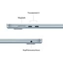 Apple 15" MacBook Air Laptop, M5 Chip mit 10‑Core CPU und 10‑Core GPU: Entwickelt für KI, 15,3" Liquid Retina Display, 16 GB gemeinsamer Arbeitsspeicher, 512 GB SSD, Touch ID, WLAN 7; Himmelblau - 4