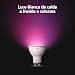Philips Hue White and Color Ambiance, Faretto LED Smart GU10, Luce Bianca e Colorata, 400lm, Compatibile con Bluetooth, controllo vocale con Alexa, Apple Home e Google Assistant, pack da 5 - 4