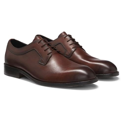 BOSS Men's Limber_derb_lt Derby, Medium Brown210, 45.5 UK