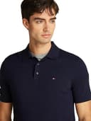 Tommy Hilfiger Men’s Short Sleeve Essential Cotton Knitted Dick Polo Shirt, Blue (Desert Sky), L - 3