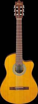 Ibanez GA3ECE-OAM Open Pore Amber Classical Acoustic-Electric Guitar – Cutaway Classical Body, Spruce Top, Meranti Back & Sides, Nandu Fretboard, AEQ-2T Preamp & Built-in Tuner - 2