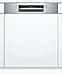 Bosch SMI6ZCS00E Series 6 Smart Dishwasher, Integrated, 60 cm Wide, Cutlery Drawer, Made in Germany, Silence Programme Particularly Quiet, Rackmatic Height-Adjustable Upper Basket, Integrated - 1