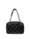 GUESS Cessily Top Zip Shoulder Bag Black Multi One Size - 2