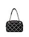 GUESS Cessily Top Zip Shoulder Bag Black Multi One Size - 2