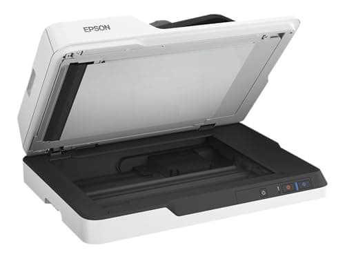 Epson Workforce DS-1630 - Escáner Plano de Color A4, USB, Alimentador automático de Documentos, escaneado Doble Cara (dúplex), Color Blanco