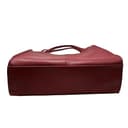 Chicca Borse Borsa a Spalla Donna in Pelle Made in italy 40x36x10 Cm (Rosso Scuro) - 3