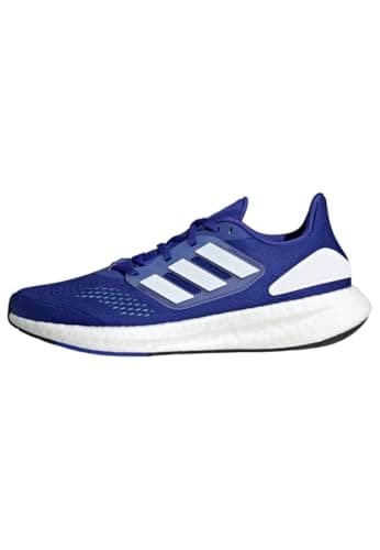 Adidas Men's Pureboost 22 Shoes, Lucid Blue/Cloud White/Pulse Mint, 42 2/3 EU