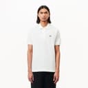 Lacoste Herren Polo-Shirt Kurzarm L1212, Männer Polo-Hemd,2 Knopf,Regular Fit,Weiß,7 - 4