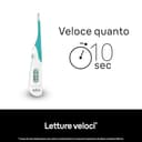 Braun High Speed Termometro digitale , Termometro stick digitale per utilizzo multisito , Per via orale, rettale o ascellare , Adatto a neonati e bambini , Marchio #1 tra i dottori 1 , PRT1000 - 5