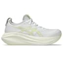 Asics Tenis de Correr Gel-Nimbus 27 para Hombre, Blanco/Amarillo Huddle, 45 EU - 8