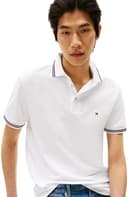 Tommy Hilfiger Men Tipped Slim FIT Polo MW0MW37346 S/S Polo, White, S - 3