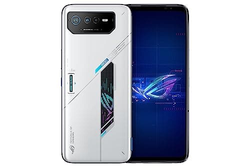 Asus ROG Phone 6 5G Smartphone (16 + 512 GB, 6.78 Inch FullHD+ 165Hz AMOLED Display, Snapdragon™ 8+ Gen1, Triple Camera 50MP, 6000 mAh Battery), Storm White
