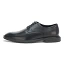 HUGO Brushed Leather Derby Dress Shoe, Oxford Hombre, Jade Negro, 44 EU - 3