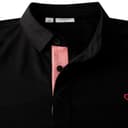 Calvin Klein Mens Prep Campus Oxford Polo Shirt - Solid Black - L - 3