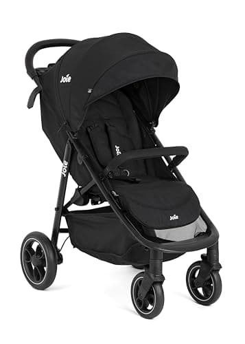 Sillas de paseo marca Joie. Modelo Buggy & Sportwagen Litetrax bis 22 kg belastbar mit Schieber-Ablagefach & Regenschutz - Shale